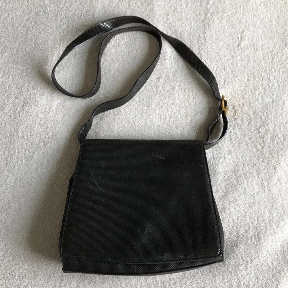Vintage Salvatore Ferragamo Leather Shoulder Bag
